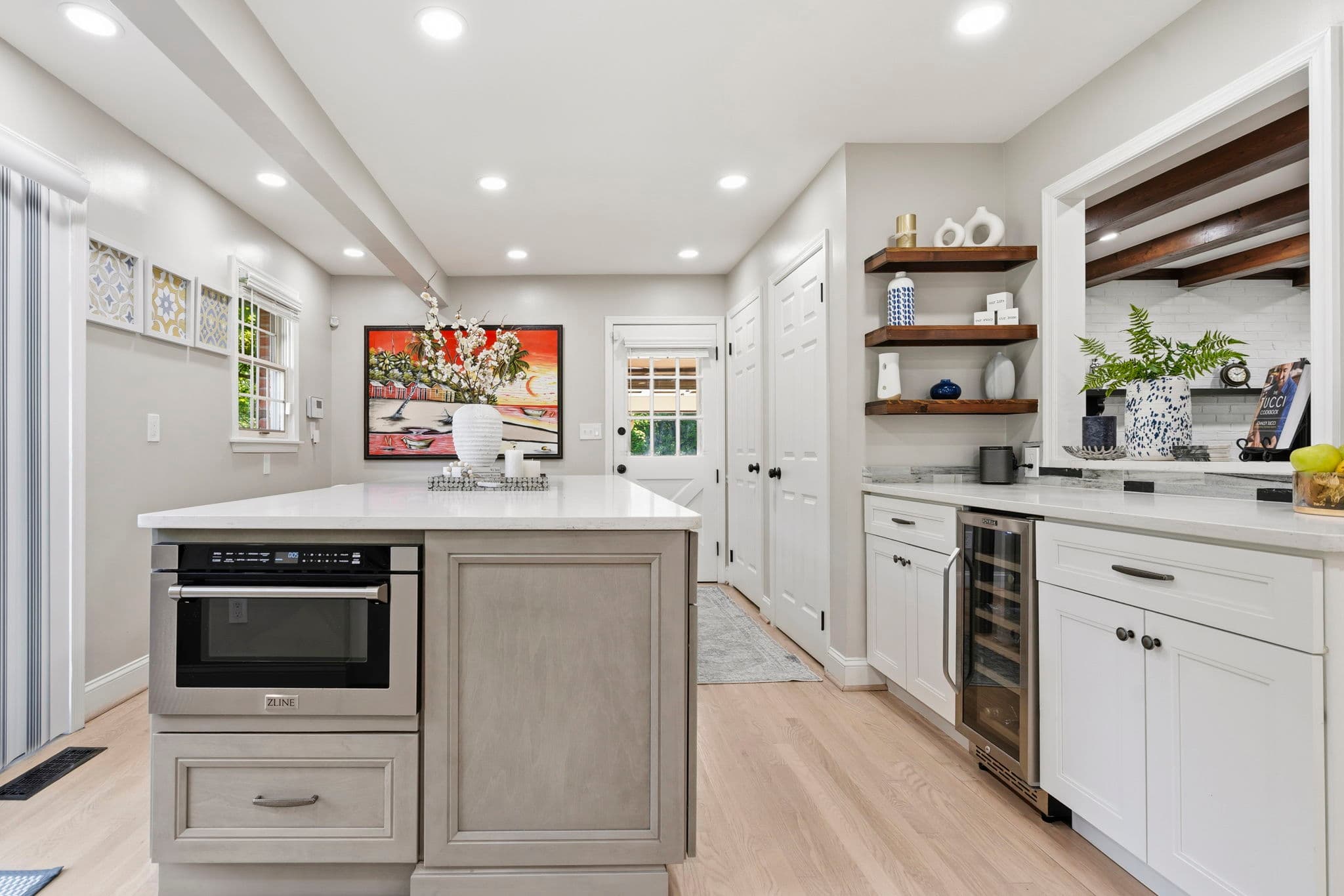DC condo kitchen with city view — MLS-ready by tomorrow
